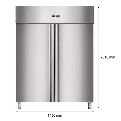 RVS Koelkast GN2 1 1333 Liter min2 tot plus8 C ADM KK002 - ADM Horeca