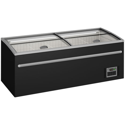 ADM IF210S2 Professionele Supermarkt Vrieskist Zwart - ADM Horeca