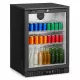 Barkoeler zwart met 1 glasdeur – 60 cm breed | ADM-138HEB