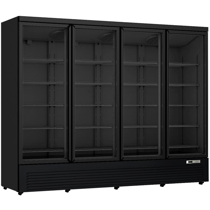 ADM BM250C Professionele Display Koeling met 4 Glazen Deuren - ADM Horeca