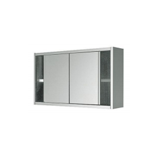 RVS Wandkast met Schuifdeuren 1000 x 400 x 650 mm